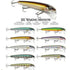 RAPALA BX WAKING MINNOW #13 BXWM13SDW