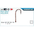 HOOK MUSTAD RED B/HOLDER 92668NPNR 1/0