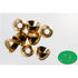 GRIP BRASS CONES 4-4.5MM GOLD