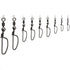 CENTRO STAINLESS STEEL CRANE SWIVEL #4/0 600LB (2PCE) WITH TOUR SNAP