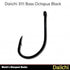 HOOK DAIICHI 3111 BLACK #9/0 4 PCS