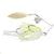 SPINNER BAIT SENSATION 3/8OZ WHITE CHART