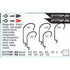 HOOK MUSTAD BASS 37177BLN #2