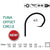 HOOK MUSTAD OFFSET CIRCLE 39940NP-DT #1