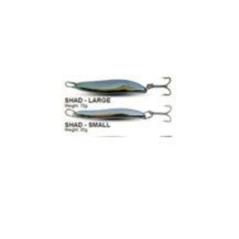 SPOON CHROME KILLER SHAD LARGE W-HK – All Out Angling