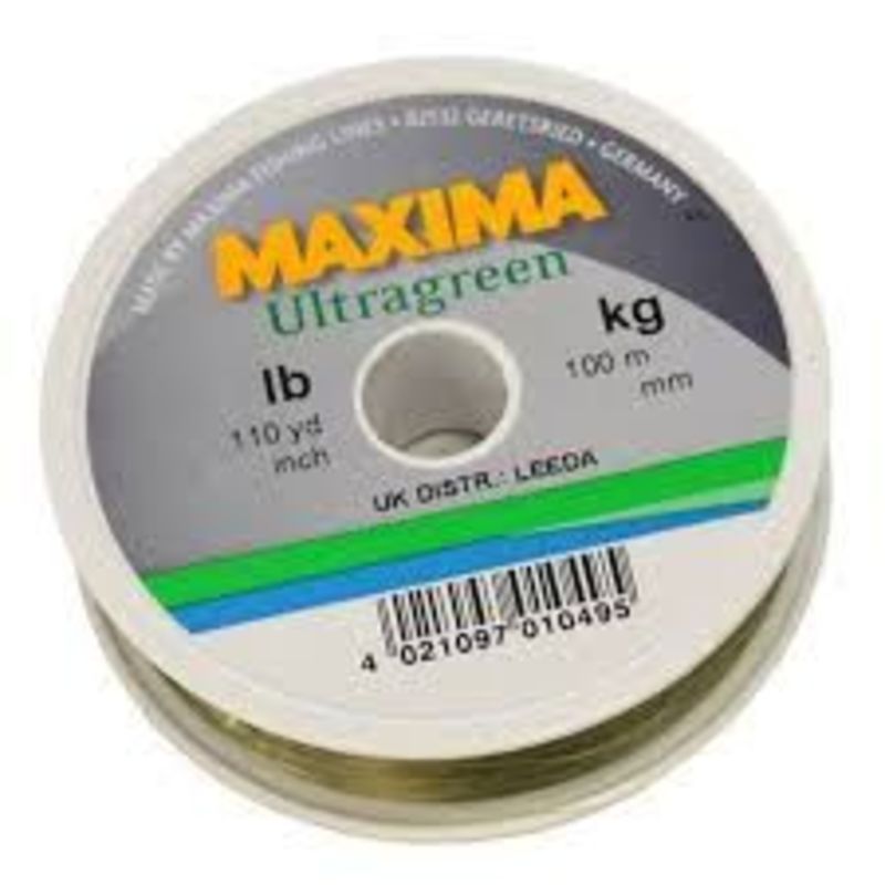 LINE MAXIMA ULTRA GREEN 8LB/0.25MM/3.5KG 100M – All Out Angling