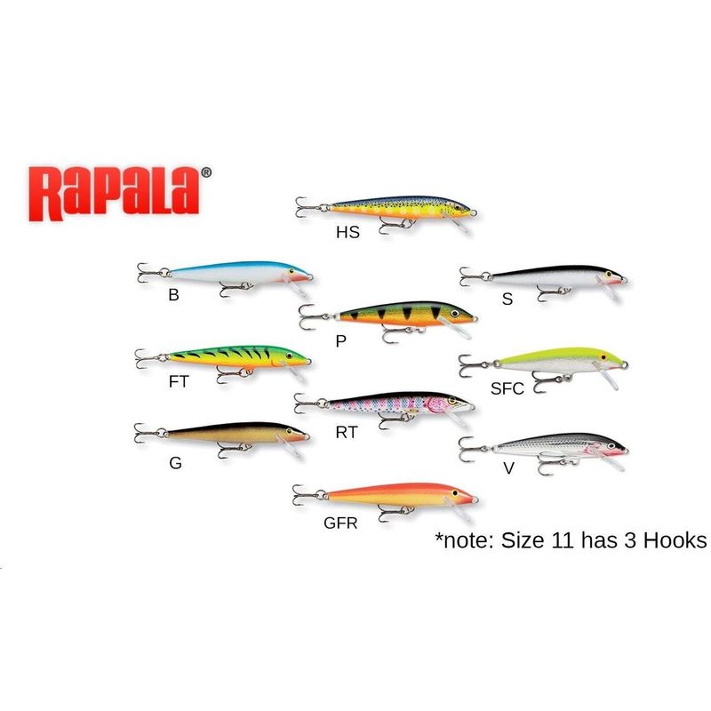 RAPALA ORIGINAL FLOATING #7 F07P – All Out Angling